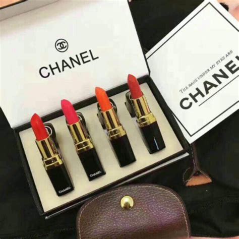 chanel lip set with bag|Chanel lipstick near me.